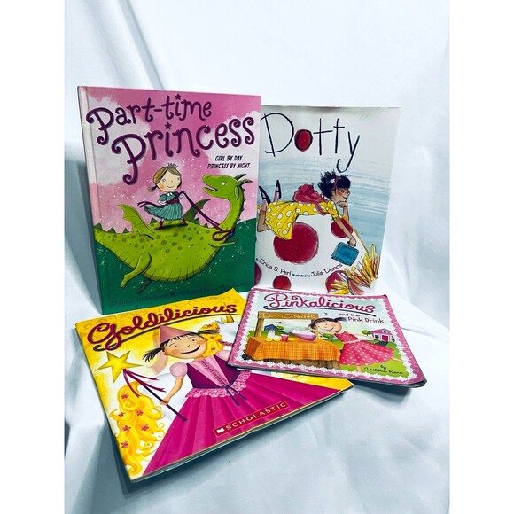 Set of 4 Princess Books - Picture 1 of 13